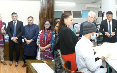 USA Consul General Mr. Conrad Tribble visit at Sindh Archives