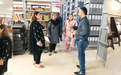 Executive Heads from Communication Sector visited Sindh Archives