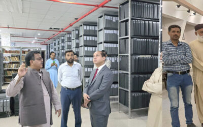 Mr. Abdul Fatah Shaikh Addl. Director General (A&A) visited at Sindh Archives