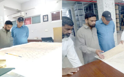 Secretary & Additional Secretary, Sindh Adabi Board, Jamshoro visited at Sindh Archives