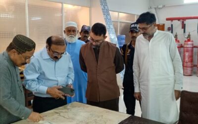 Sarfraz Rajar, Special Assistant to CM Sindh for Archives, accompanied by Tariq Bijari